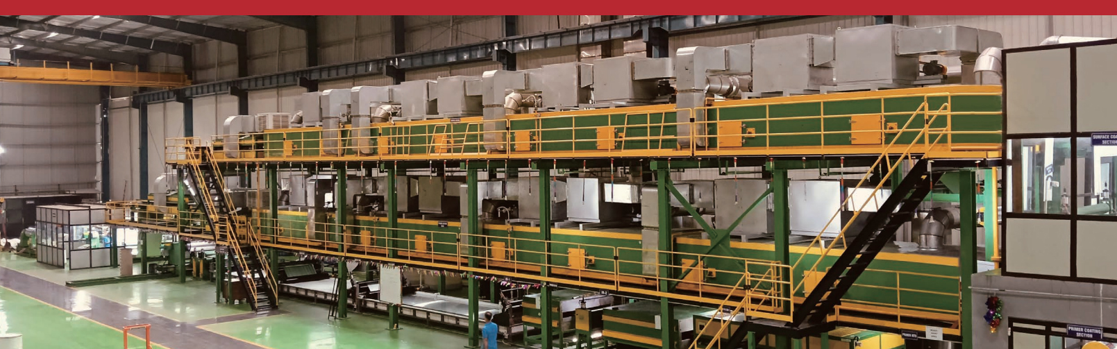 Linie de producție dublă de coacere cu acoperire dublă din aluminiu