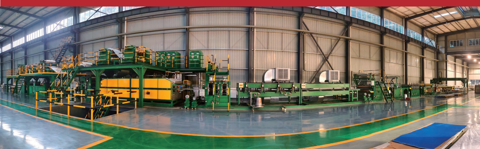 Linie de producție de panouri compozite din fagure de aluminiu